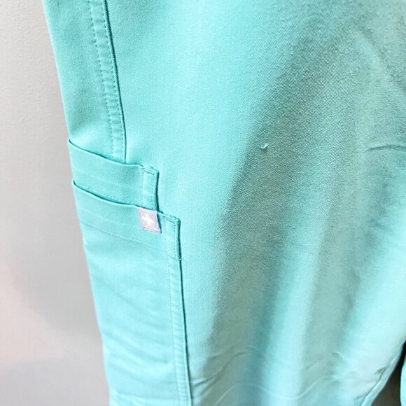 Figs Technical Collection Teal Scrub Bottom Pants- Size M - Picture 5 of 5